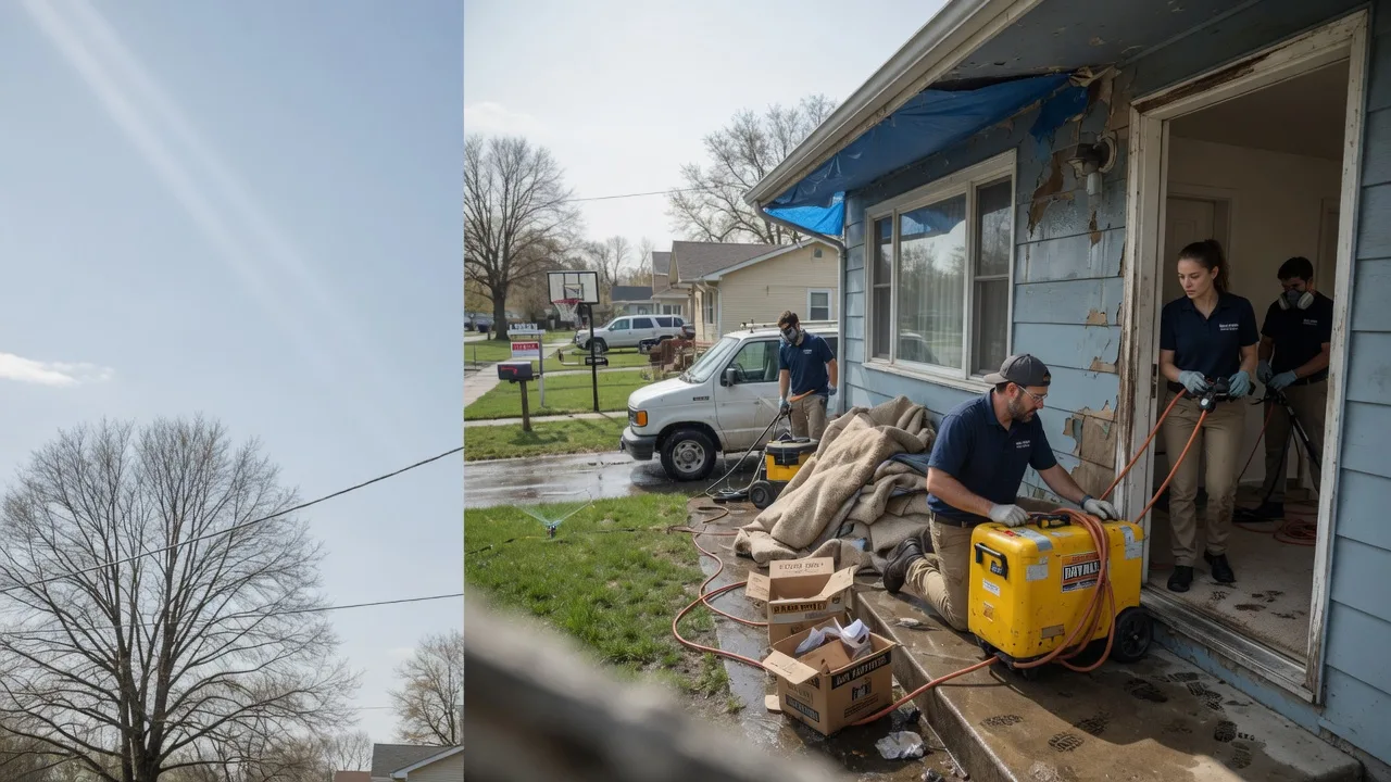 Basement Flood Cleanup in Risingsun, OH near me